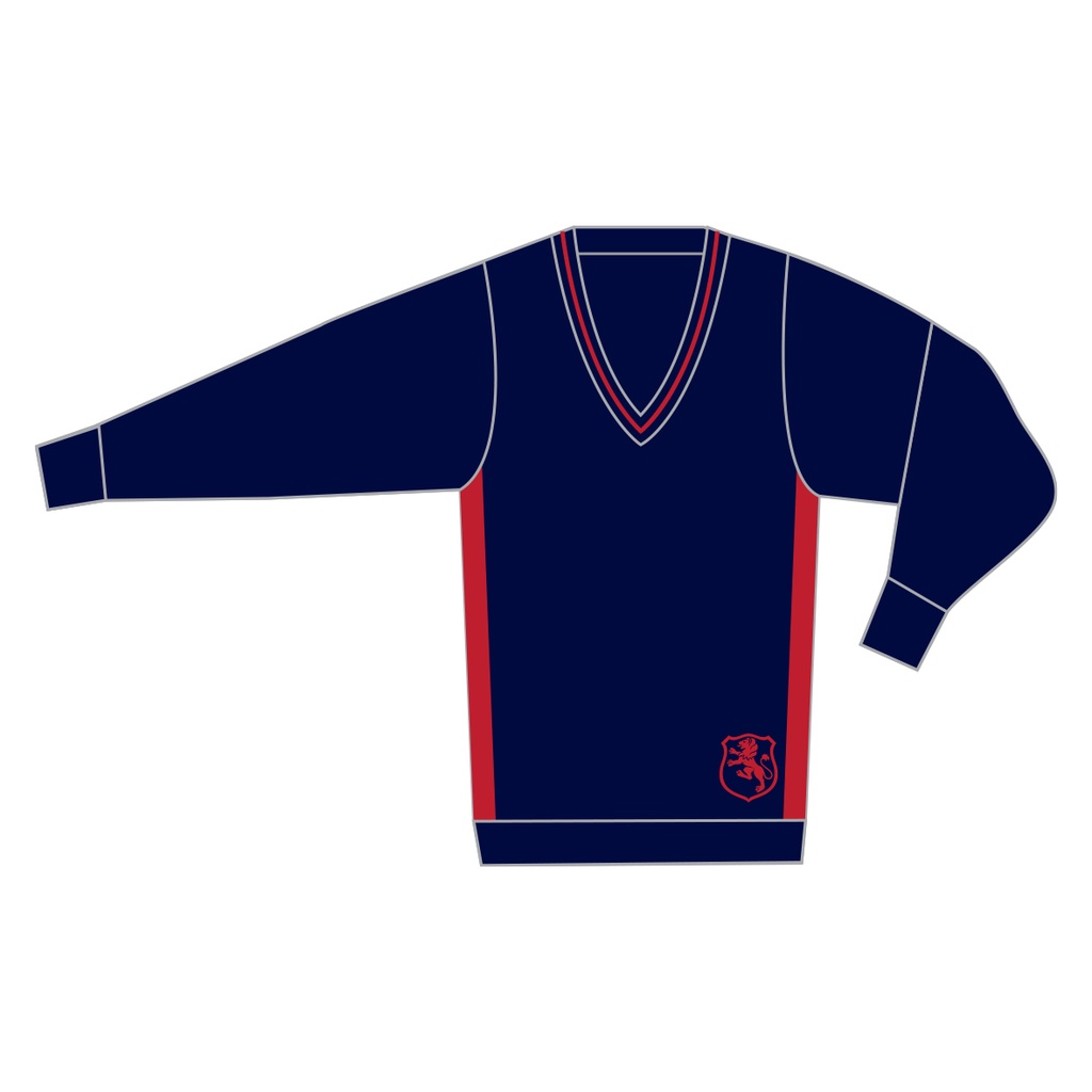 SMC Jersey Navy/Red Wool Yr0-8