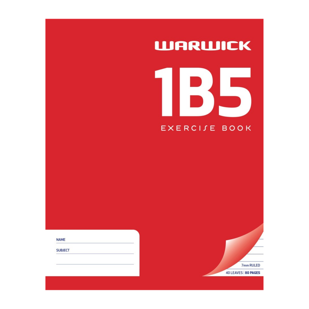 SPC 1B5 Ruled Book Warwick