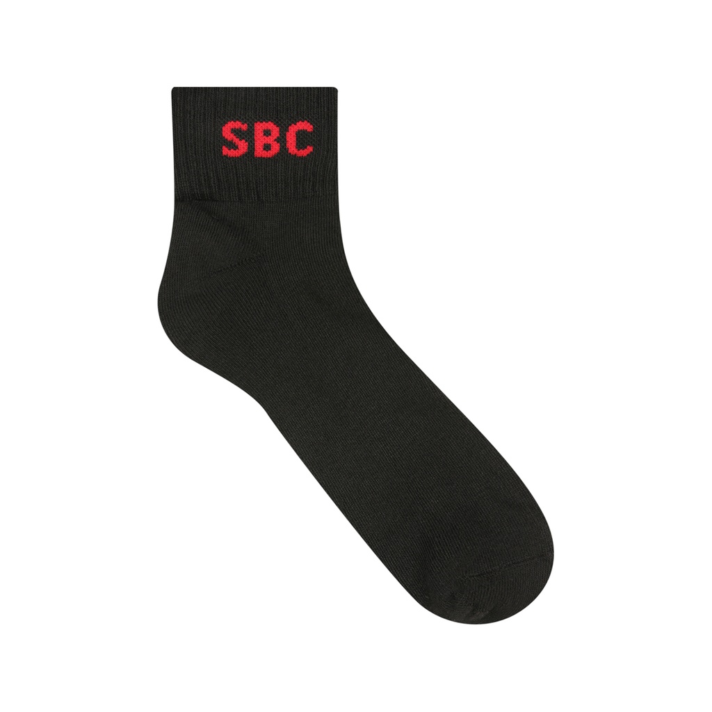 SBC Sock Sport Ankle Black 2pk 9-13 (O) (D)